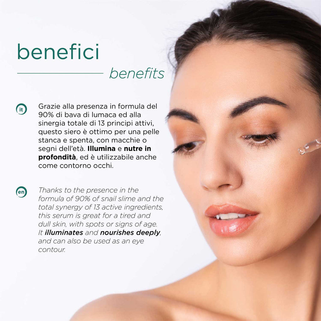 BIO SORO FACIAL ESSENTIA com LODO DE CARACOL (90%) - 30 ml