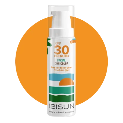 BIO PROTETOR SOLAR FACIAL com COR FPS 30 - 50 ml