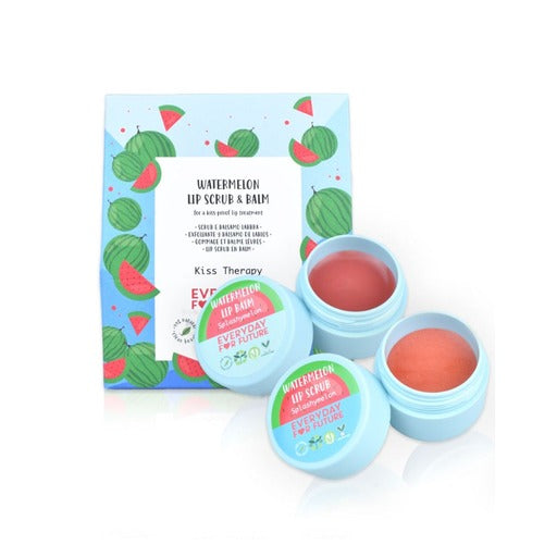 EXFOLIANTE DE LABIOS Y BÁLSAMO WATERMELON - KISS THERAPY