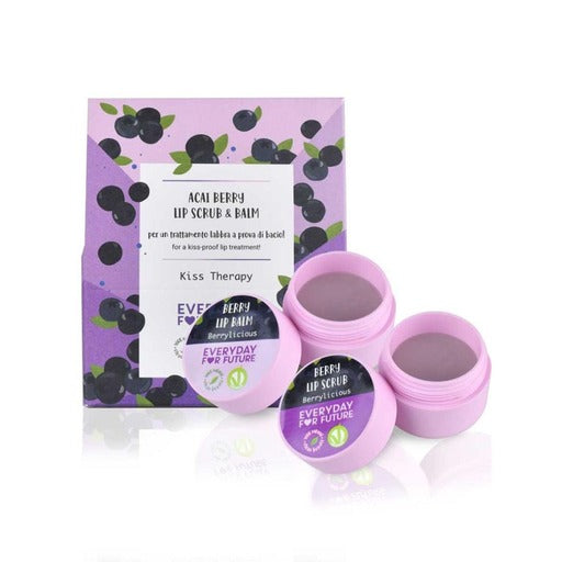 EXFOLIANTE DE LABIOS Y BÁLSAMO BERRYLICIOUS - KISS THERAPY