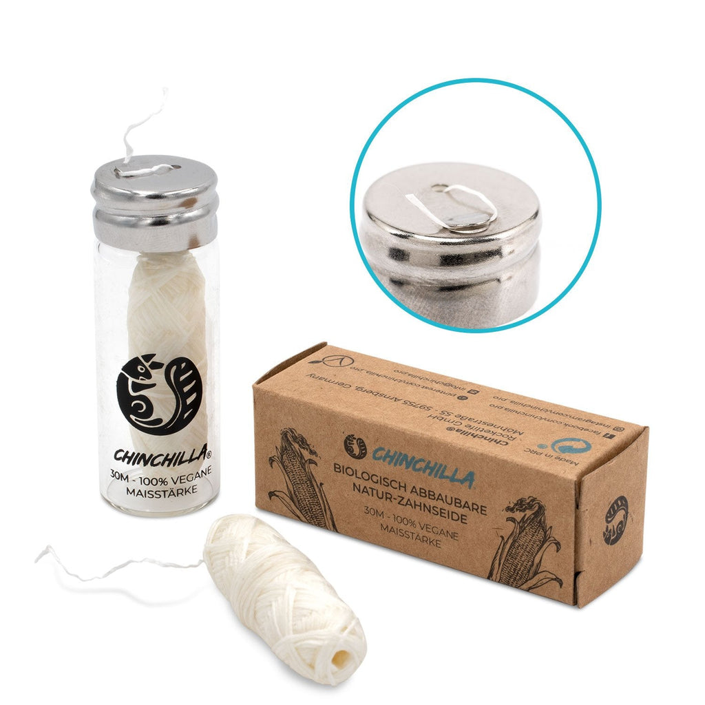  FIO DENTAL VEGANO - 30 M DE AMIDO DE MILHO