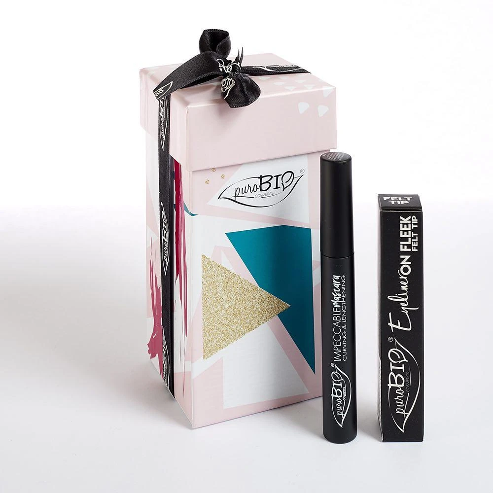 COFFRET CADEAU n. 02: Eyeliner On Fleek + Impeccable mascara noir
